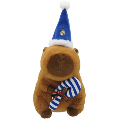 Real Madrid capibara teddy santa hat 35cm - Nerdscape
