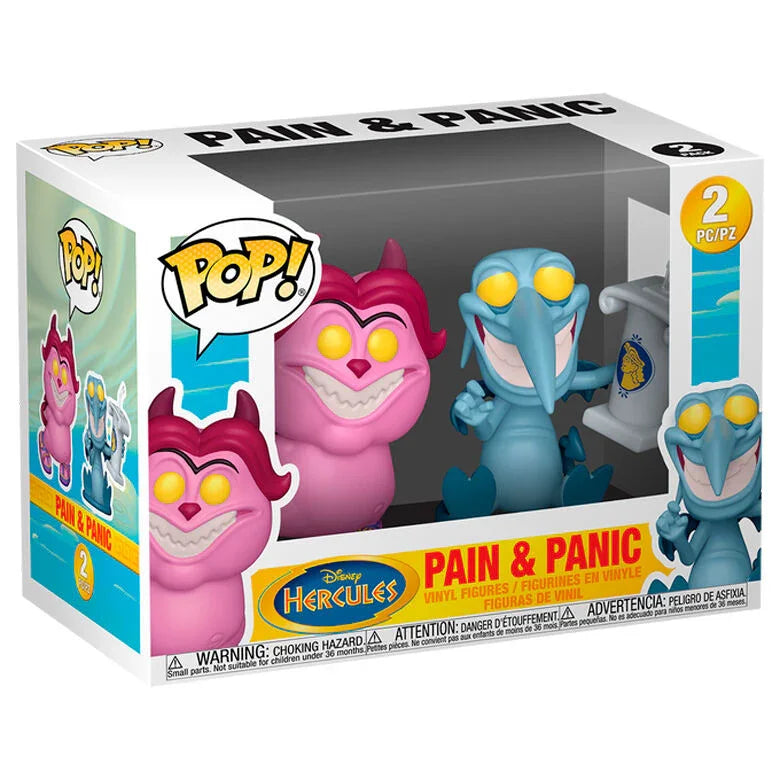 Funko Pop! Disney Hercules Pain & Panic - Figura da Collezione Vinyl Pack 2 Nerdscape