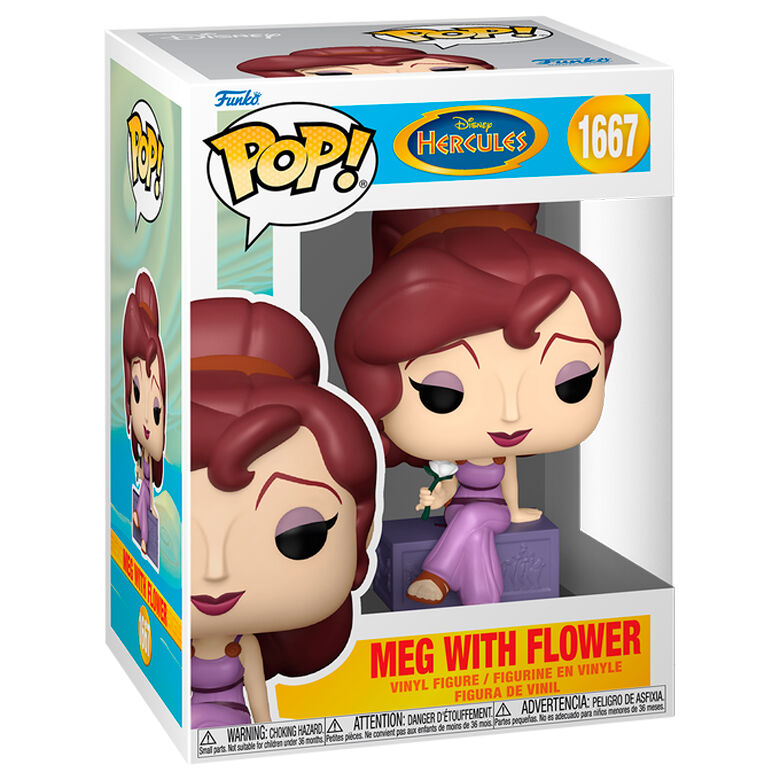 Figurine POP Disney Hercule Meg avec fleur