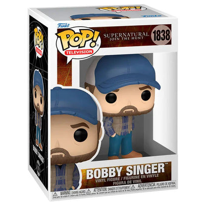 Funko Pop! Supernatural Bobby Singer - Figura da Collezione Vinyl Nerdscape
