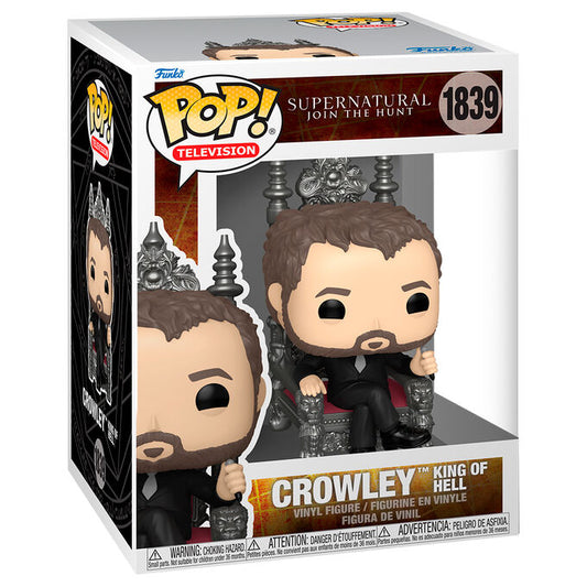 Funko Pop! Supernatural Death Crowley King of Hell - Figura da Collezione Vinyl