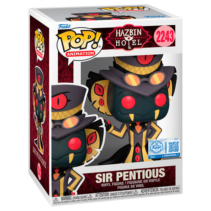POP figure Hazbin Hotel Sir Pentious Exclusive 5 + 1 Chase