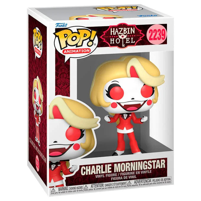 Funko Pop! Hazbin Hotel Charlie Morningstar 5 + 1 Chase - Figura da Collezione Vinyl Nerdscape