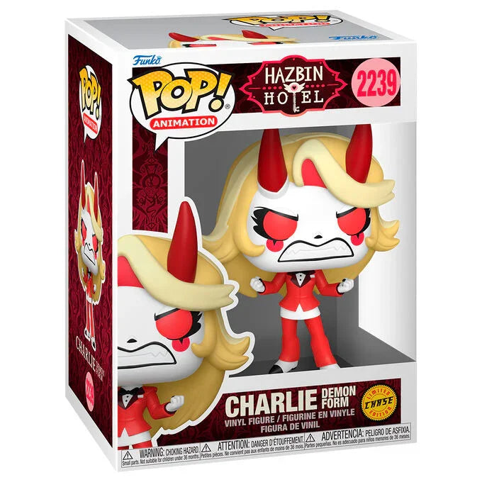 Funko Pop! Hazbin Hotel Charlie Morningstar 5 + 1 Chase - Figura da Collezione Vinyl Nerdscape