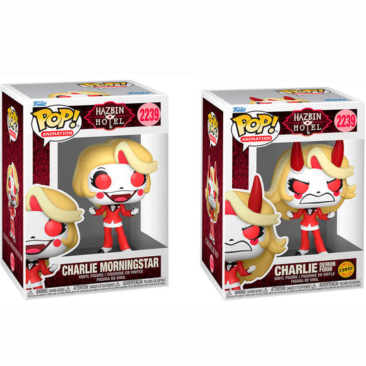 Funko Pop! Hazbin Hotel Charlie Morningstar 5 + 1 Chase - Figura da Collezione Vinyl