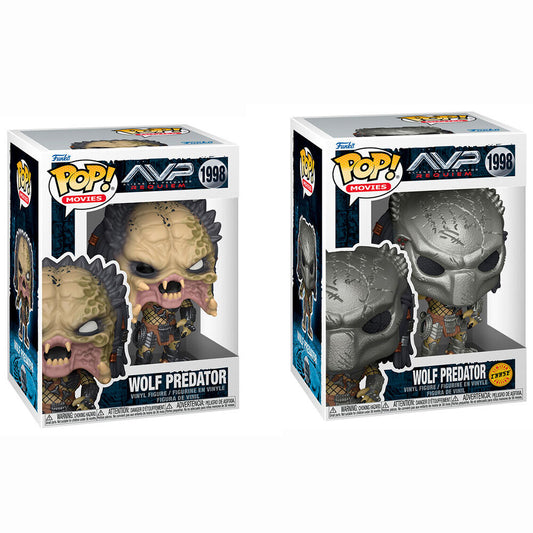 POP figure Alien vs Predator Requiem Wolf Predator 5 + 1 Chase