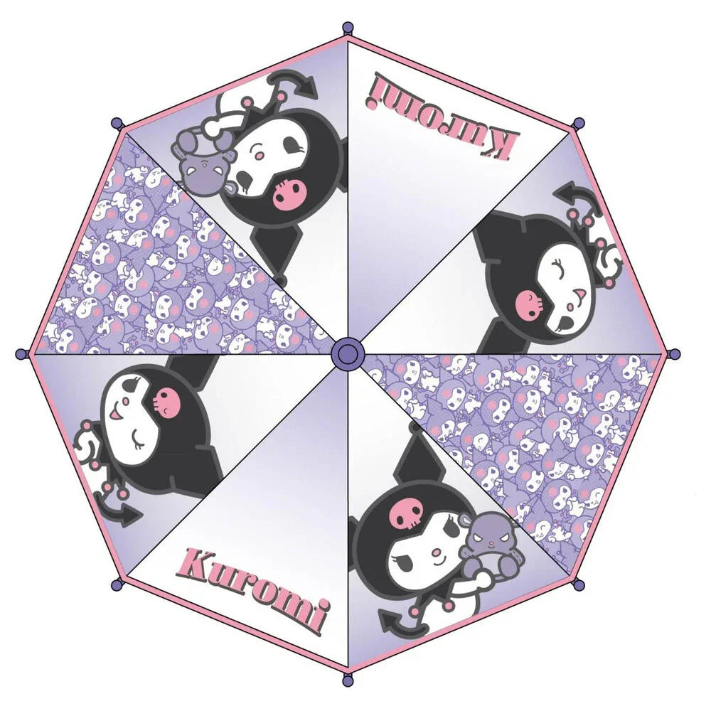 Hello Kitty Kuromi POE manual umbrella Nerdscape