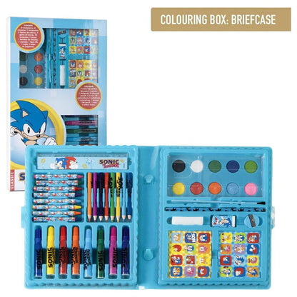 Sonic the Hedgehog Colouring stationery case Nerdscape