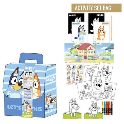 Bluey Colouring backpack set Nerdscape