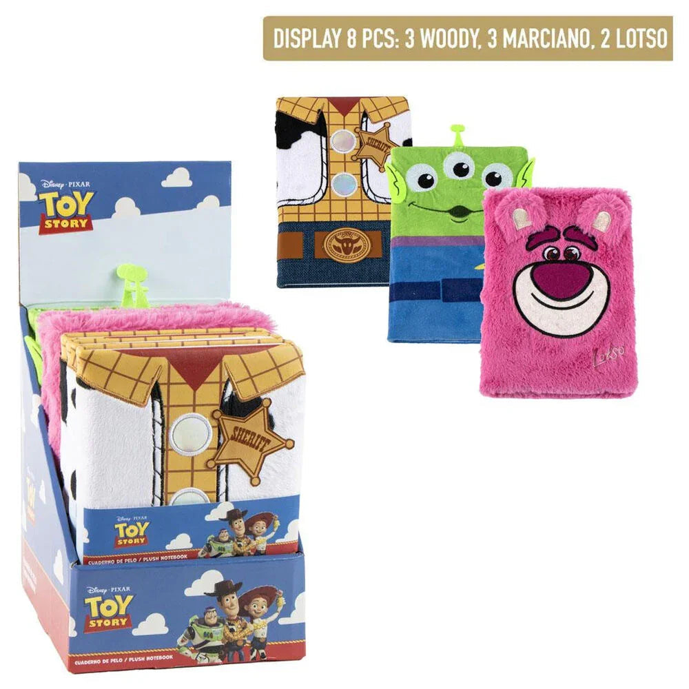 Disney Pixar Toy Story assorted plush notebook Nerdscape