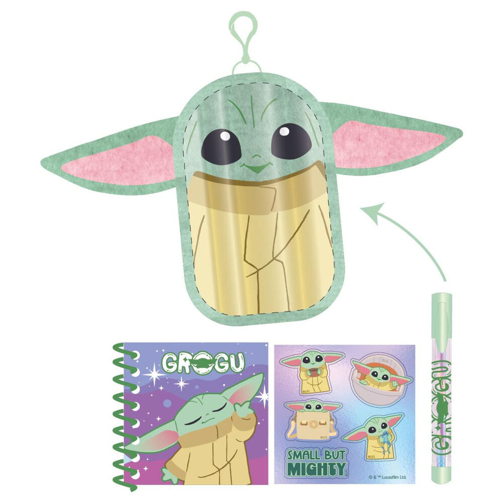 Star Wars The Mandalorian Grogu stationery set Nerdscape