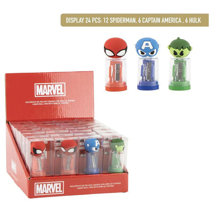 Marvel Avengers assorted pencil sharpener with container Nerdscape