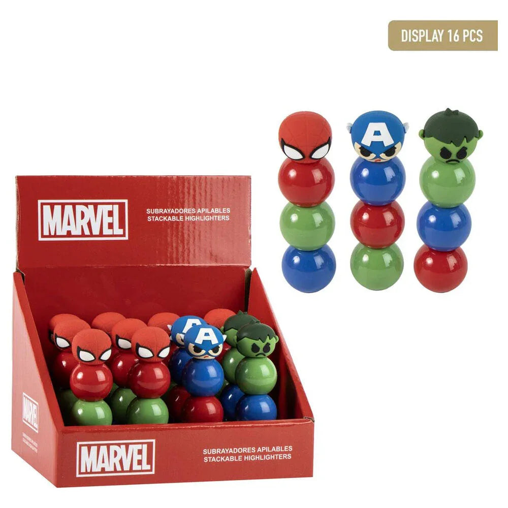 Marvel Avengers assorted stackable highlighter Nerdscape