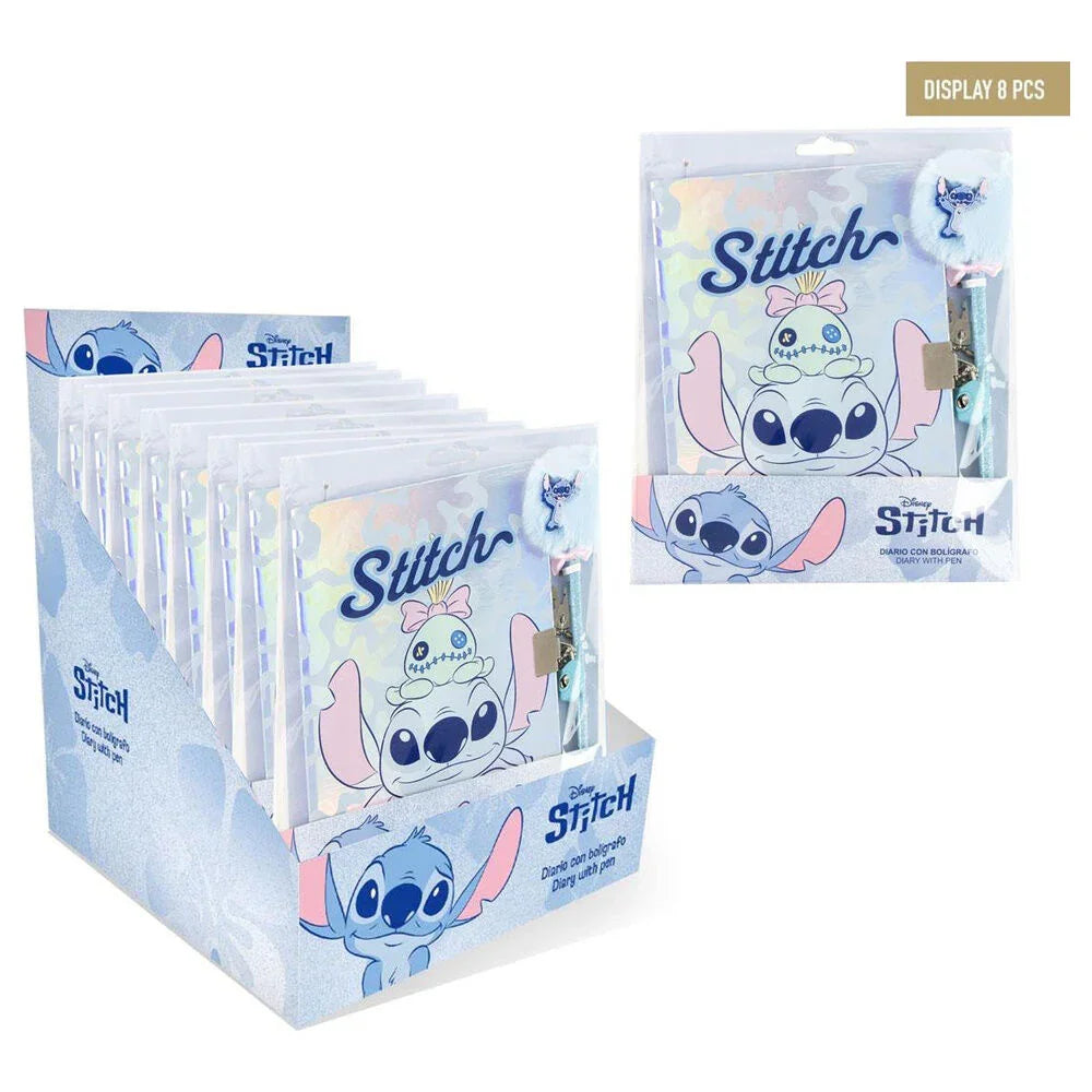 Disney Stitch Diary + pen Nerdscape