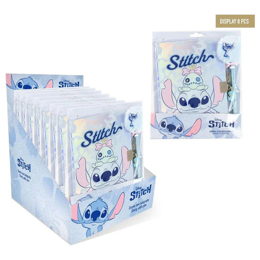 Disney Stitch Diary + pen Nerdscape