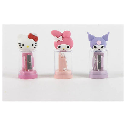 Hello Kitty and Friends assorted pencil sharpener with container Nerdscape