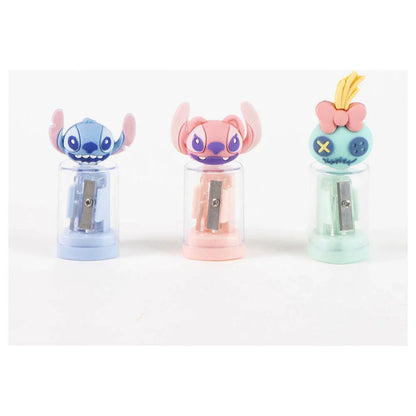 Disney Stitch assorted pencil sharpener with container Nerdscape