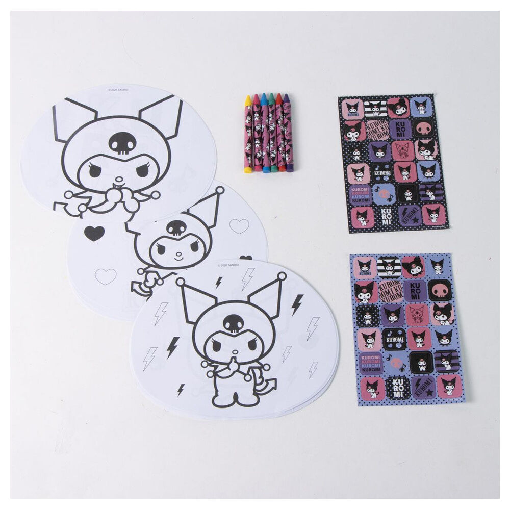 Hello Kitty Kuromi coloring activity book