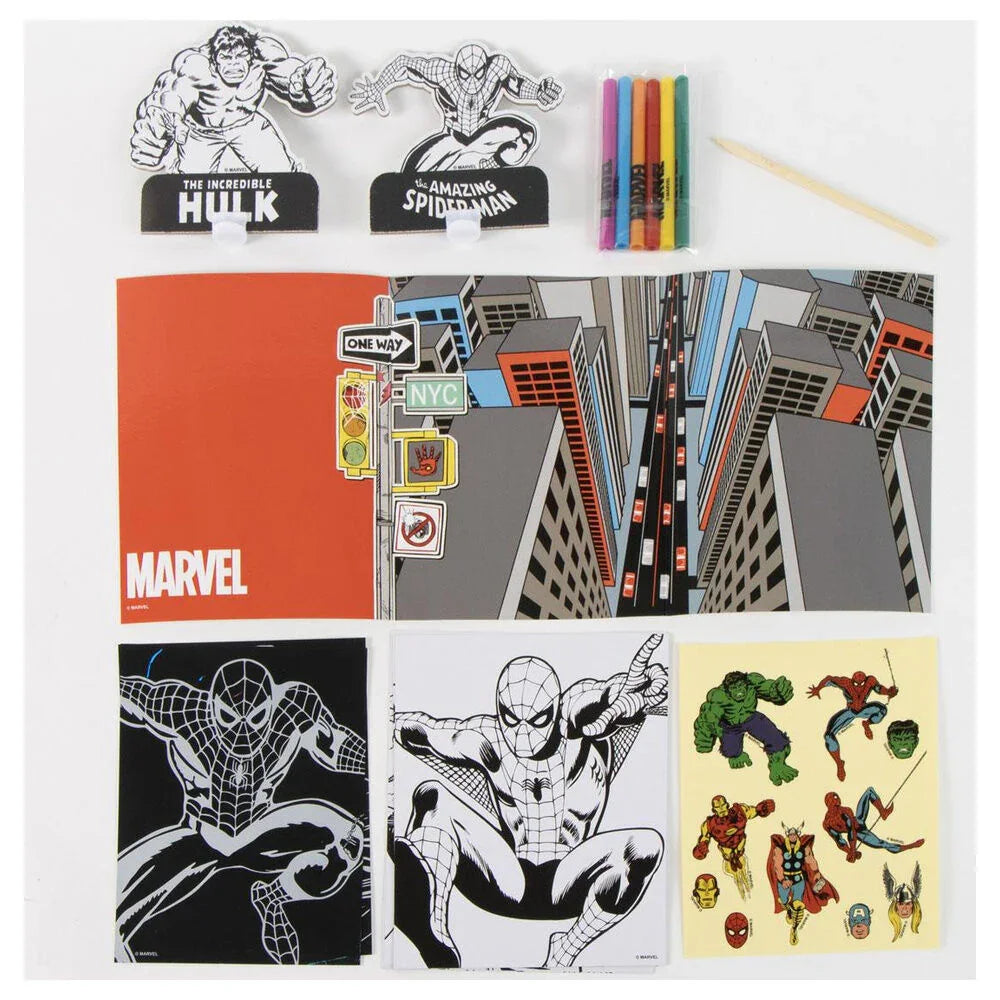 Marvel Spiderman Colouring backpack set Nerdscape
