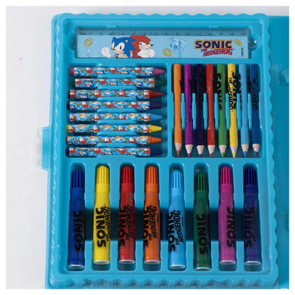 Sonic the Hedgehog Colouring stationery case Nerdscape