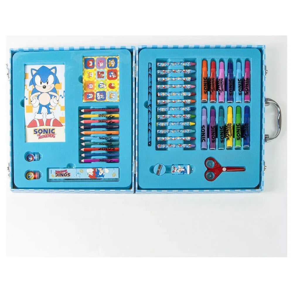 Sonic the Hedgehog Colouring stationery case Nerdscape