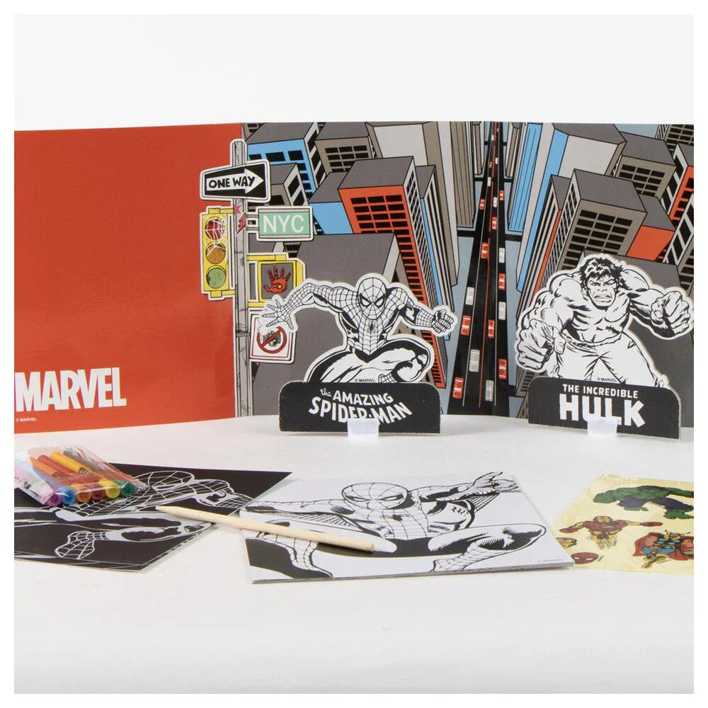 Marvel Spiderman Colouring backpack set Nerdscape
