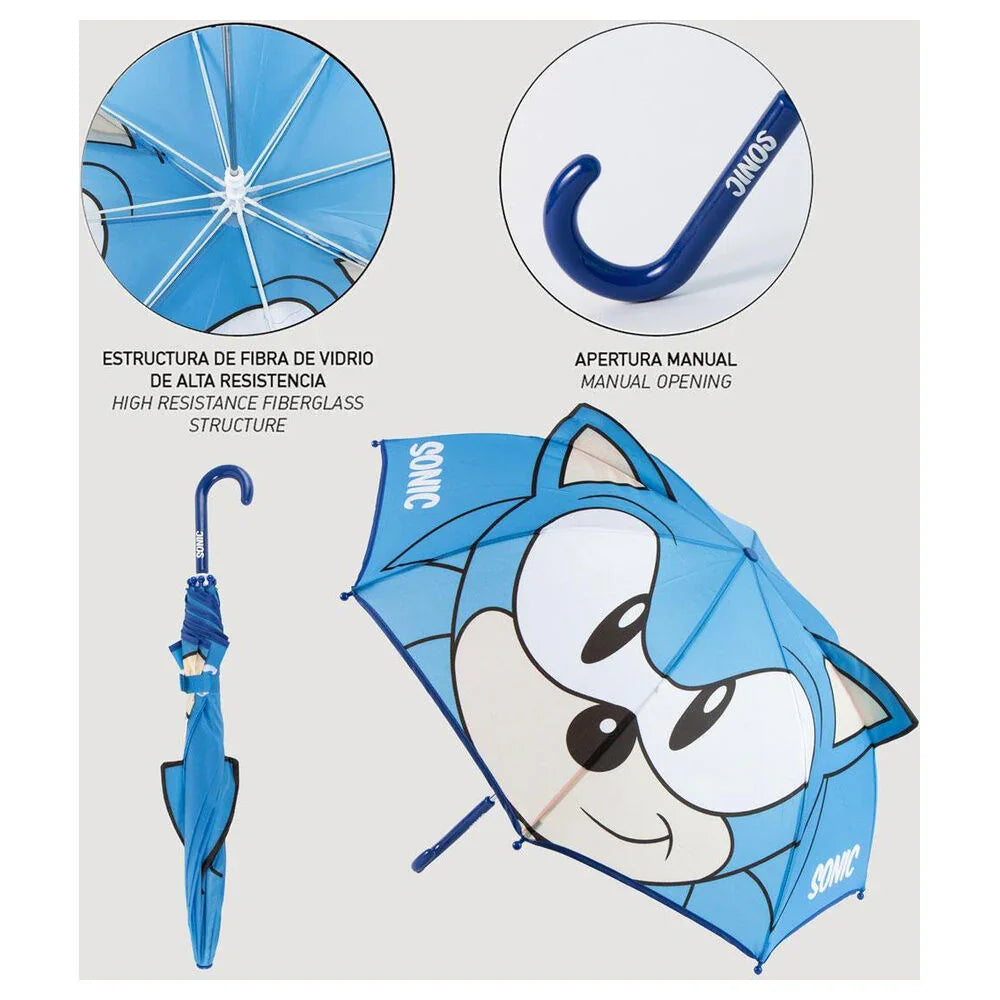 Sonic the Hedgehog manual umbrella Nerdscape