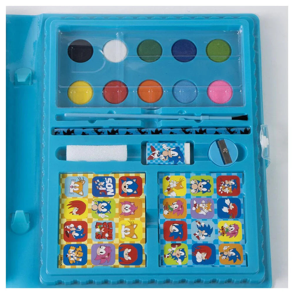 Sonic the Hedgehog Colouring stationery case Nerdscape