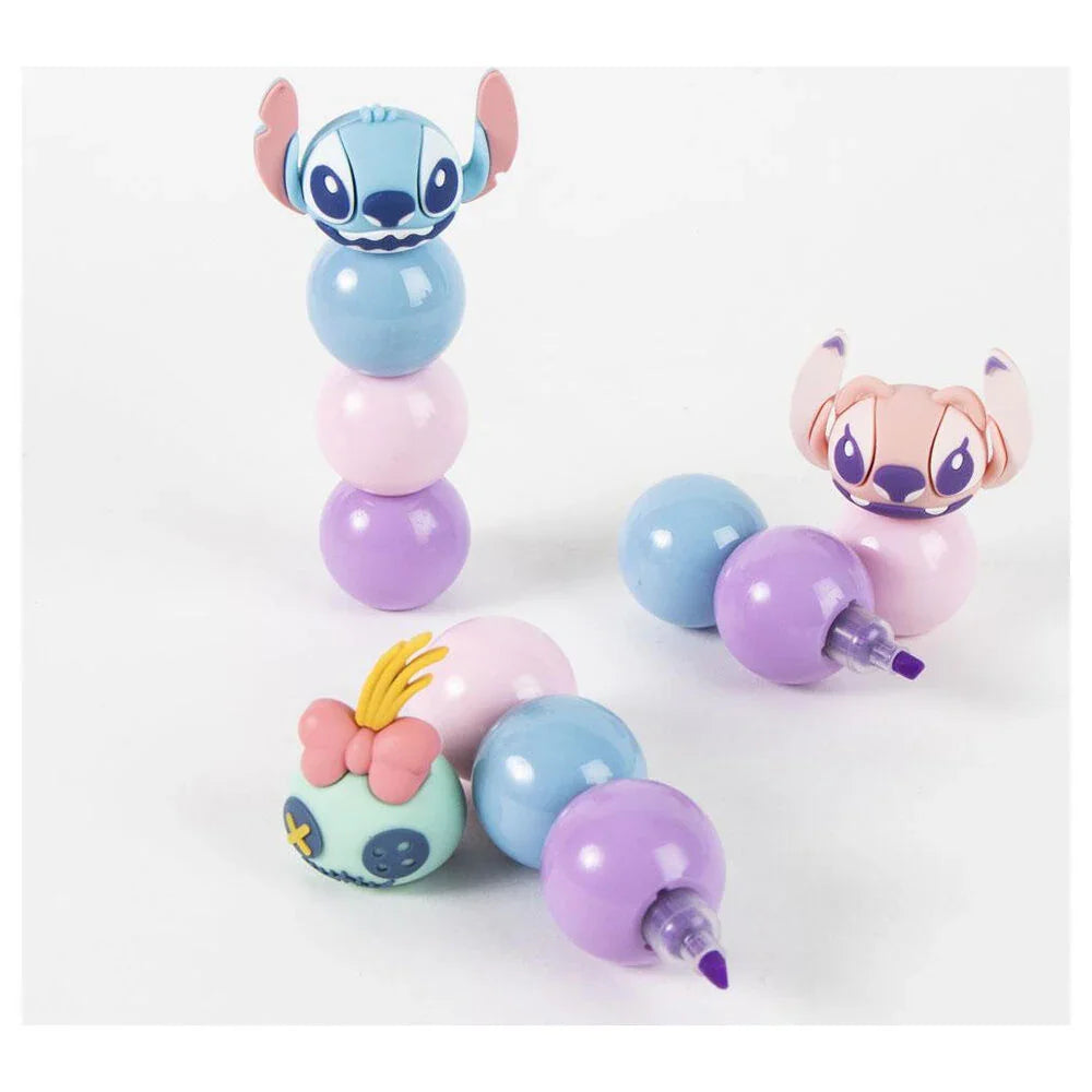 Disney Stitch assorted stackable highlighter Nerdscape