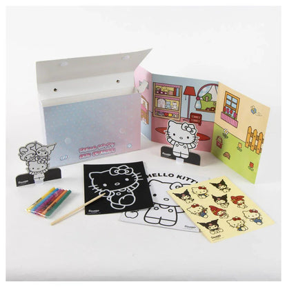 Hello Kitty and Friends Colouring bag set Nerdscape
