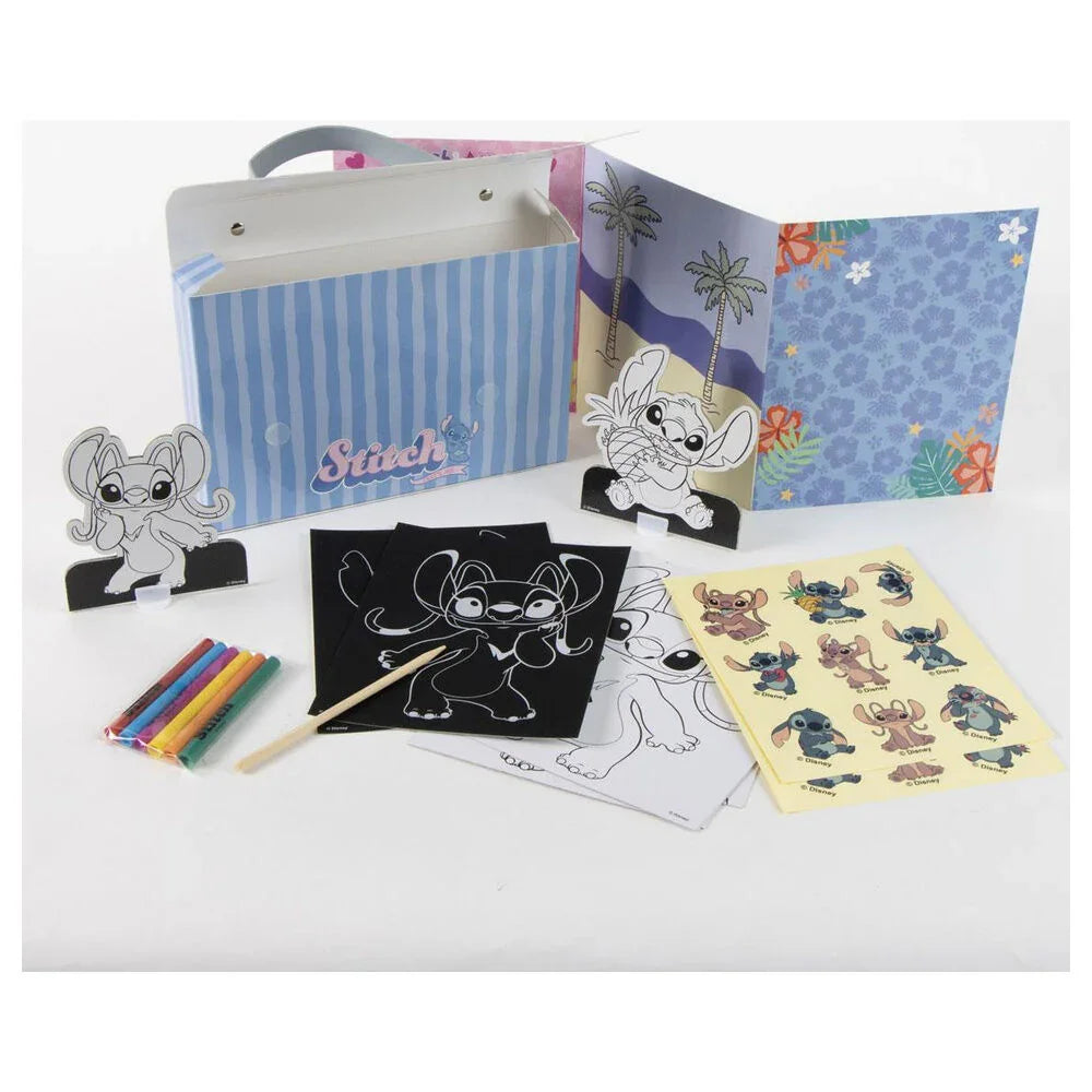 Disney Stitch Colouring bag set Nerdscape