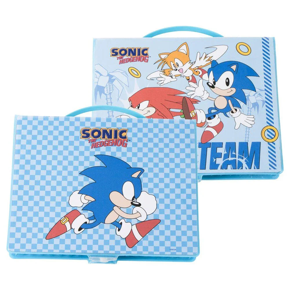Sonic the Hedgehog Colouring stationery case Nerdscape
