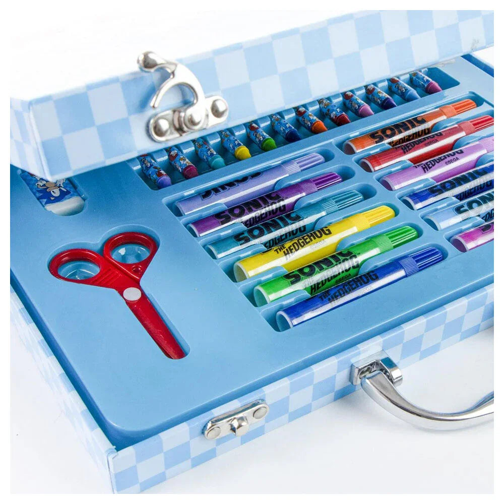 Sonic the Hedgehog Colouring stationery case Nerdscape