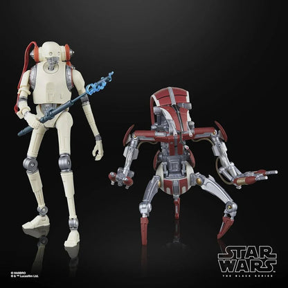 Star Wars Jedi Survivor KX Security Droid Enforcer & Droideka pack 2 figures 15cm Nerdscape