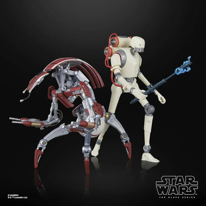 Star Wars Jedi Survivor KX Security Droid Enforcer & Droideka pack 2 figures 15cm Nerdscape