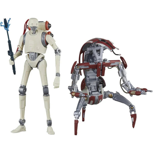 Star Wars Jedi Survivor KX Security Droid Enforcer & Droideka pack 2 figures 15cm Nerdscape