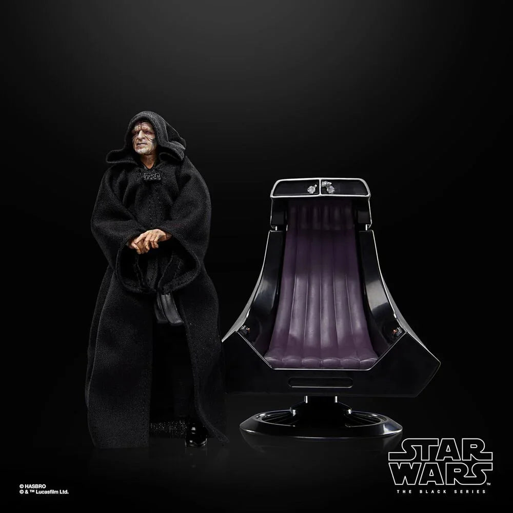 Star Wars The Black Series Emperor Palpatine & Throne Figura da Collezione - Nerdscape Nerdscape