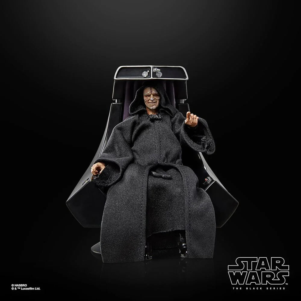 Star Wars The Black Series Emperor Palpatine & Throne Figura da Collezione - Nerdscape Nerdscape