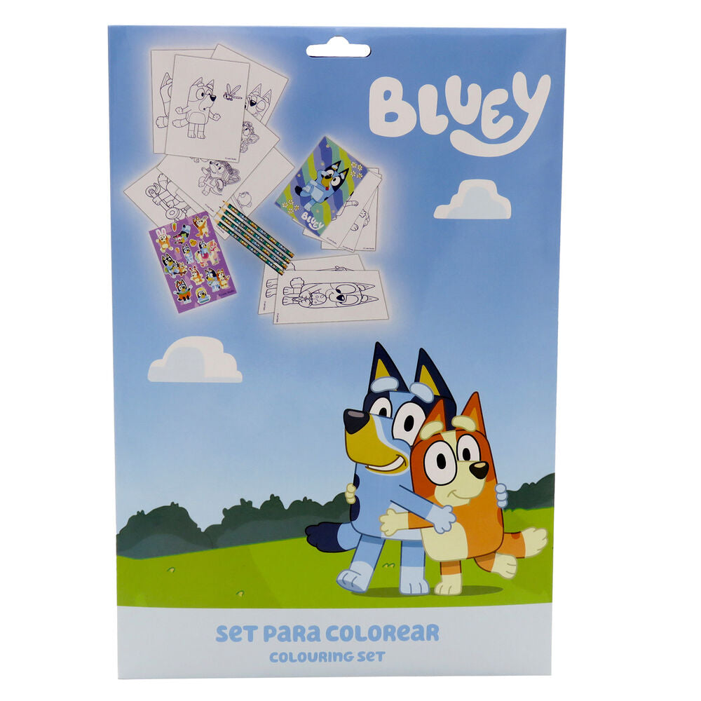 Bluey colouring set Nerdscape