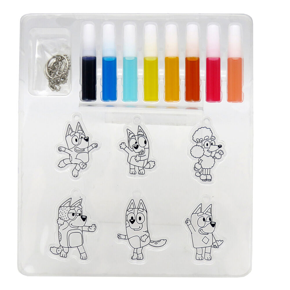 Bluey Colouring set decorative hangers Nerdscape