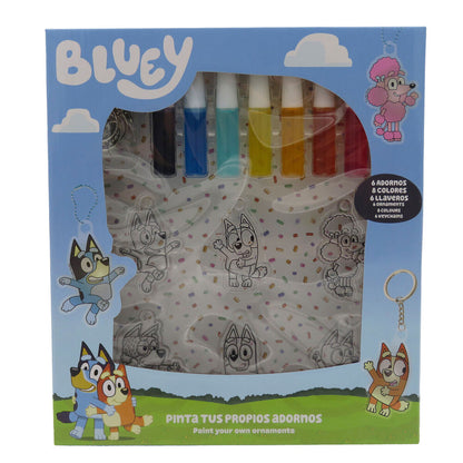 Bluey Colouring set decorative hangers Nerdscape