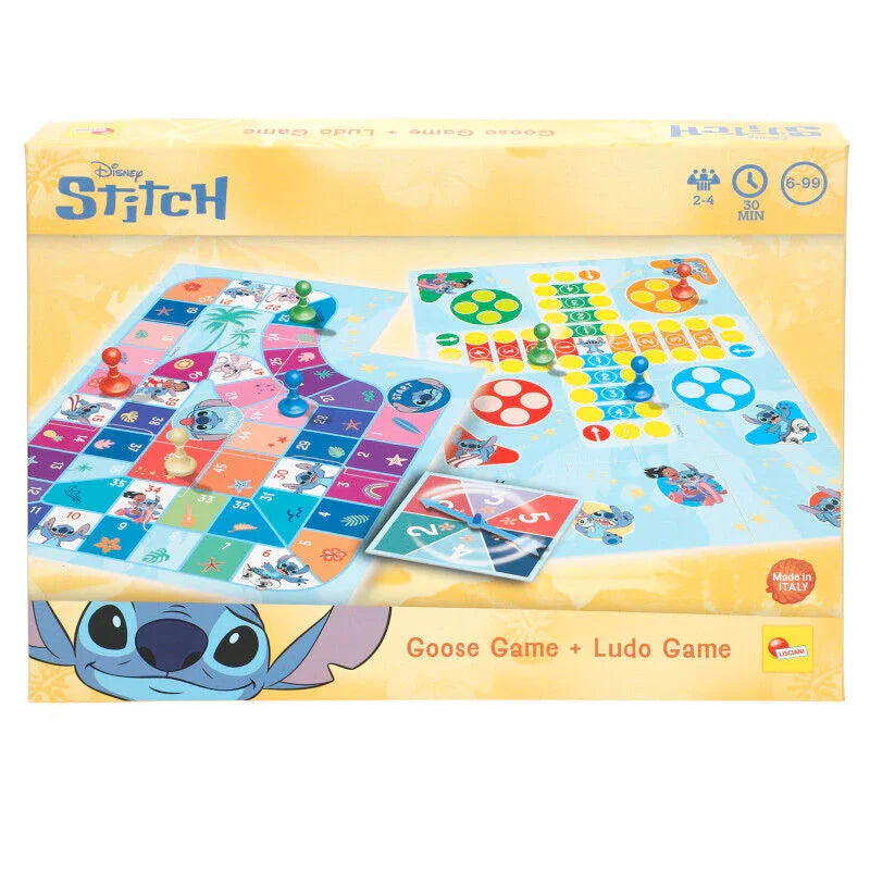 Disney Stitch Parchis and goose game Nerdscape