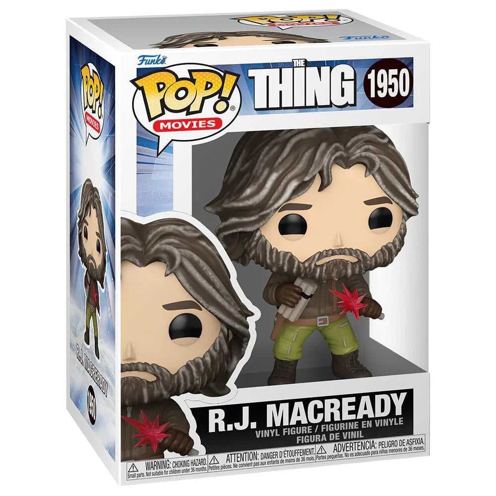 Funko Pop! The Thing R.J. MacReady - Figura da Collezione Vinyl Nerdscape