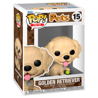 Funko Pop! Pets Golden Retriever - Figura da Collezione Vinyl Nerdscape