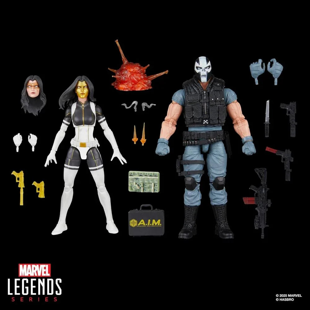 Marvel Legends Madame Masque & Crossbones Serie Super Villains - Figura da Collezione Nerdscape Nerdscape