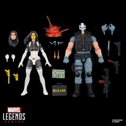 Marvel Legends Madame Masque & Crossbones Serie Super Villains - Figura da Collezione Nerdscape Nerdscape