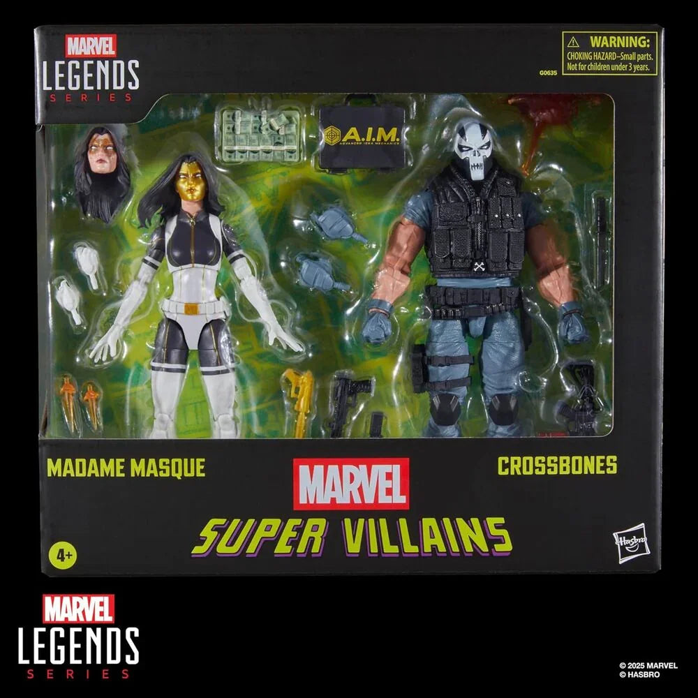 Marvel Legends Madame Masque & Crossbones Serie Super Villains - Figura da Collezione Nerdscape Nerdscape