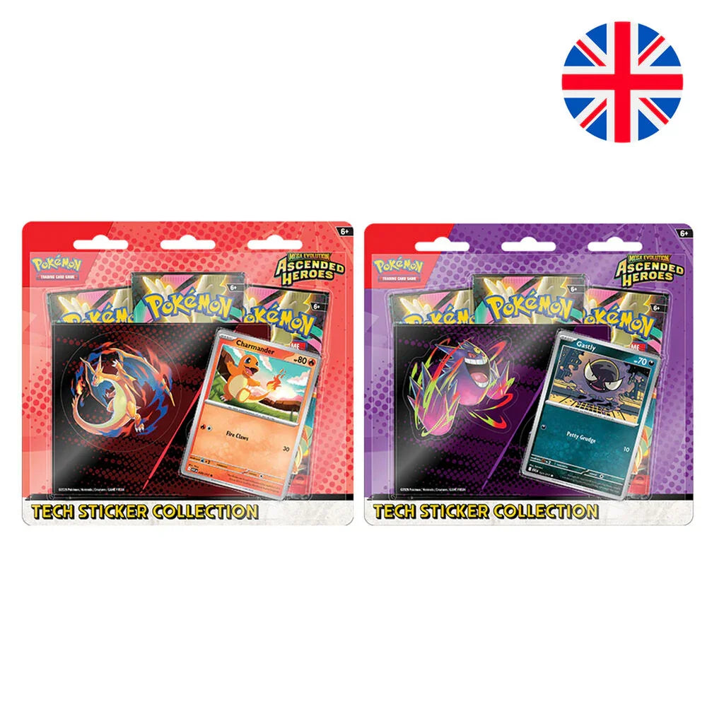 English Pokemon Q1 Tech Sticker Ascended Heroes Bustina Sorpresa - Nerdscape Nerdscape