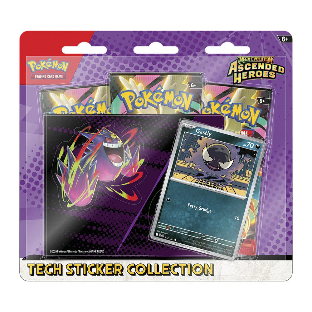 English Pokemon Q1 Tech Sticker Ascended Heroes Bustina Sorpresa - Nerdscape Nerdscape