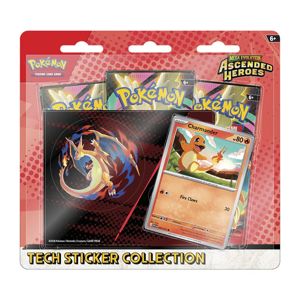 English Pokemon Q1 Tech Sticker Ascended Heroes Bustina Sorpresa - Nerdscape Nerdscape